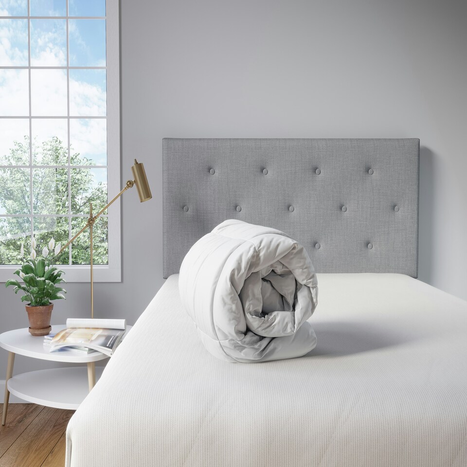 Luxury 13.5 Tog Goose Feather And Down Duvet 100% Cotton Cover King White