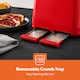 image 4 of GEEPAS 4 Slice Toaster 1400W, Red