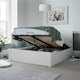 image 2 of Dawson White Wooden Ottoman Bed King Size | White