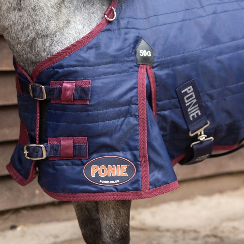 image 1 of Gallop Equestrian Ponie 50G Stable Rug Blue | Size: 3ft 9
Colour: Navy