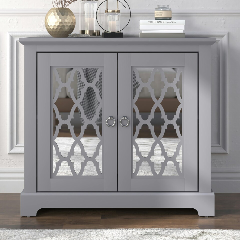 image 1 of GFW Honiton 2 Door Sideboard - Grey