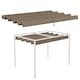image 1 of Outsunny 2.86 x 2.45 m Pergola Cover Replacement for 3x2 m Frame, Coffee