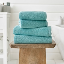 Romeo 100% Cotton Absorbent Soft Bathroom Towels - Hand, Bath, Sheet | Green | Seafoam | Bath towel