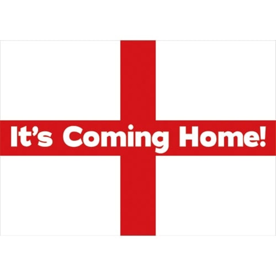 A1 It's Coming Home England Party Sign Decoration 84cm x 59cm