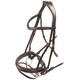 image 1 of Velociti Raised Flash Leather Horse Bridle - Havana - X Full