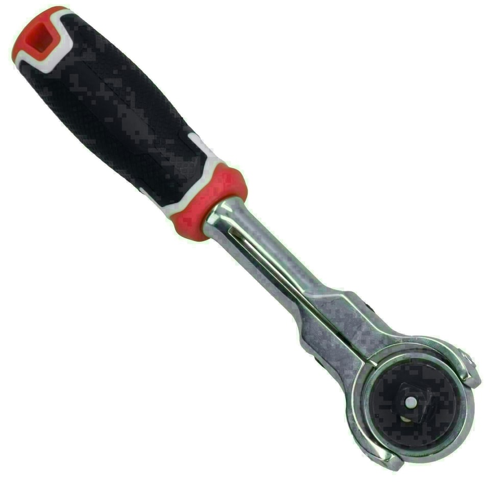 image 1 of 3/8" Drive Flexi Swivel Head Twister Reversible Ratchet Rotating Head