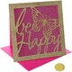 image 8 of Birthday Card with Butterfly Design Friendship