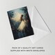 image 2 of Magical Christmas Tree Art Cards Festive Fairy Multipack of 4 Blank A6