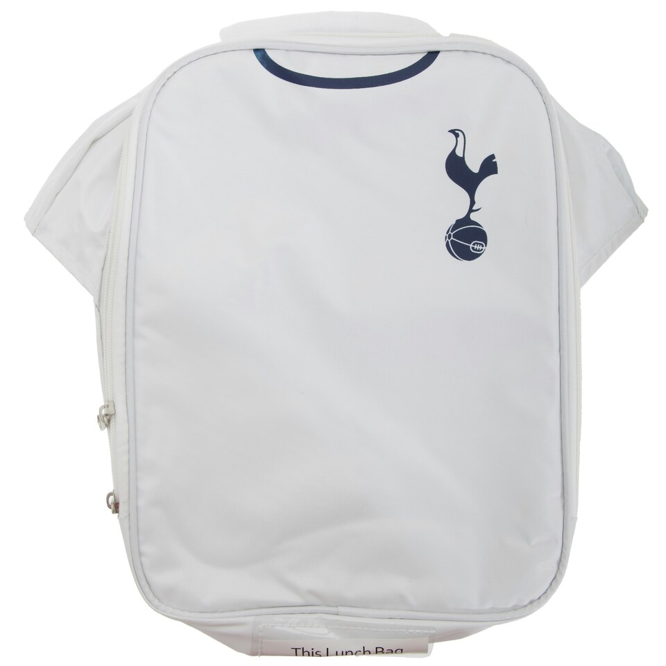 Tottenham Hotspur FC Childrens Boys Official Insulated Football Shirt Lunch Bag/Cooler - White - One Size