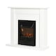 image 1 of HOMCOM 1000W/2000W Electric Fire & Mantelpiece w/ LED Flames Remote Timer