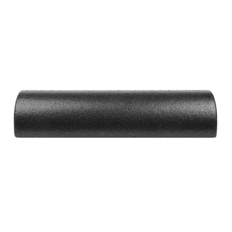 image 1 of Fitness Mad Studio Pro Half Round Foam Roller - Black - 7.5cm x 90cm x 15cm