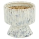 image 3 of Interiors by Premier Modern Small Indoor Planter, Beige Planter, Contemporary Standalone, Flower, and Herb Planter, Round Planter Cream