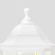 image 2 of ValueLights Traditional Style White Outdoor Security IP44 Rated Wall Light Lantern White