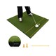 image 1 of COSTWAY Golf Hitting Mat Standard Real Feel Golf Practice Mat