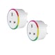 image 1 of Shelly Plus Smart UK Plug White 2 Pack