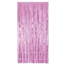 Bright Metallic Lavender Foil Door Curtain Backdrop 1.9m x 99cm - Pack of 5