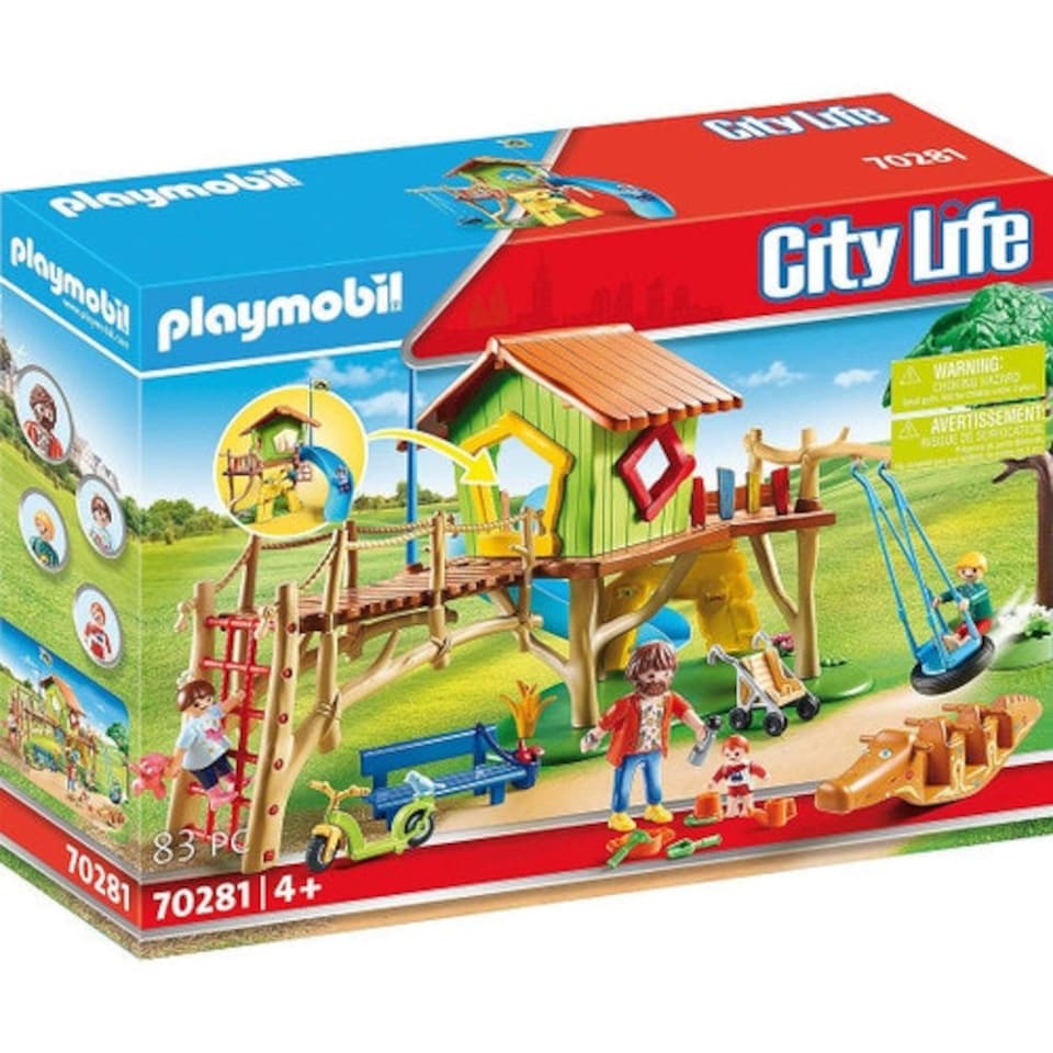 image 1 of Playmobil 70281 City Life Pre-School Adventure Playground