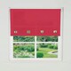 image 8 of 120cm Red Square Eyelet Edge Roller Blind