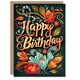 image 1 of Floral Exotic Flower Blooms Woman Her Birthday Card