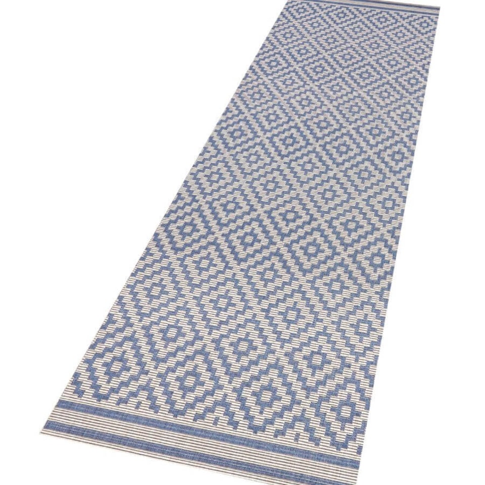 image 1 of The Rugs Raute Diamond Rug Indoor Outdoor Polypropylene Weatherproof Durable