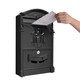 image 1 of Living and Home Antique Style Lockable Aluminum Letter Box -  Black | Black