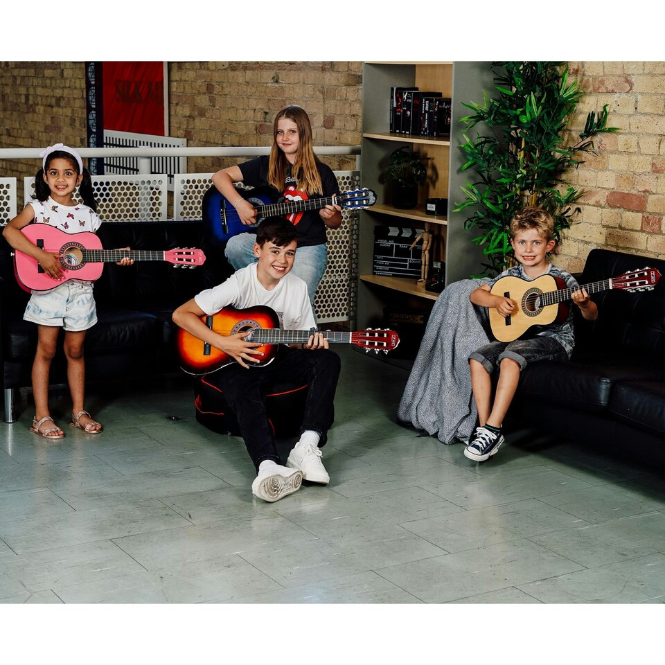 image 1 of 3rd Avenue 1/2 Size Classical Guitar Pack Black