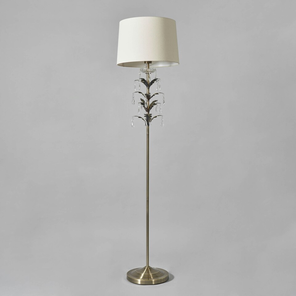 image 1 of BHS Paisley Floor Lamp | Bronze | Antique Brass | 1