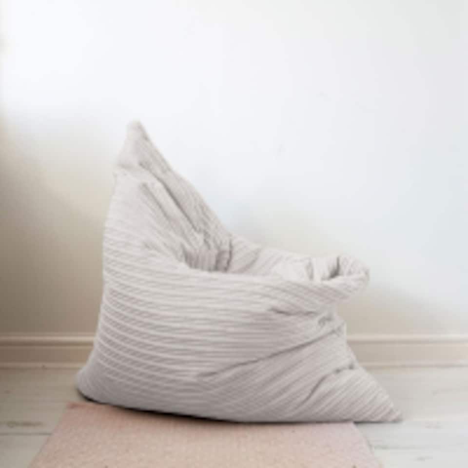 image 1 of rucomfy Jumbo Cord Bean Bag Floor Cushion - Indoor Versatile Seat