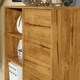 image 5 of Sideboard Cabinet 70cm – Oak Matt with Black Frame N/A | Oak