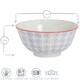 image 3 of Nicola Spring Hand-Printed Cereal Bowls - 16cm - Purple - Pack of 6 Multi