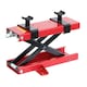 image 9 of Oypla Heavy Duty 500kg Motorcycle Motor Bike Stand Scissor Lift Jack Workshop Red