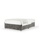 image 1 of Memory Maestro Memory Foam Charcoal Chenille Divan Set King Size