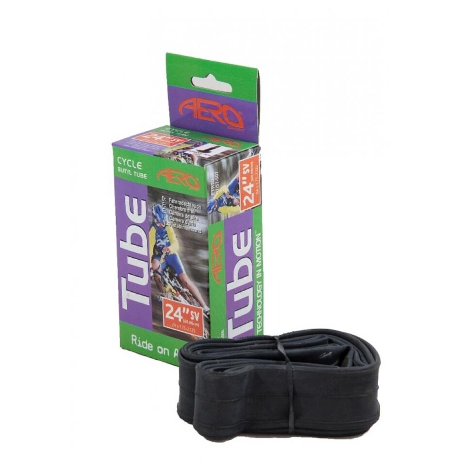 Aero Sport Butyl Inner Tube (Schrader Valve) | Black | Black | 1