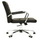 image 4 of Interiors by Premier Brent Black Tufted Home Office Chair