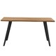 image 4 of Rocco LUX Dining Table Single, Light Walnut Brown | Oak