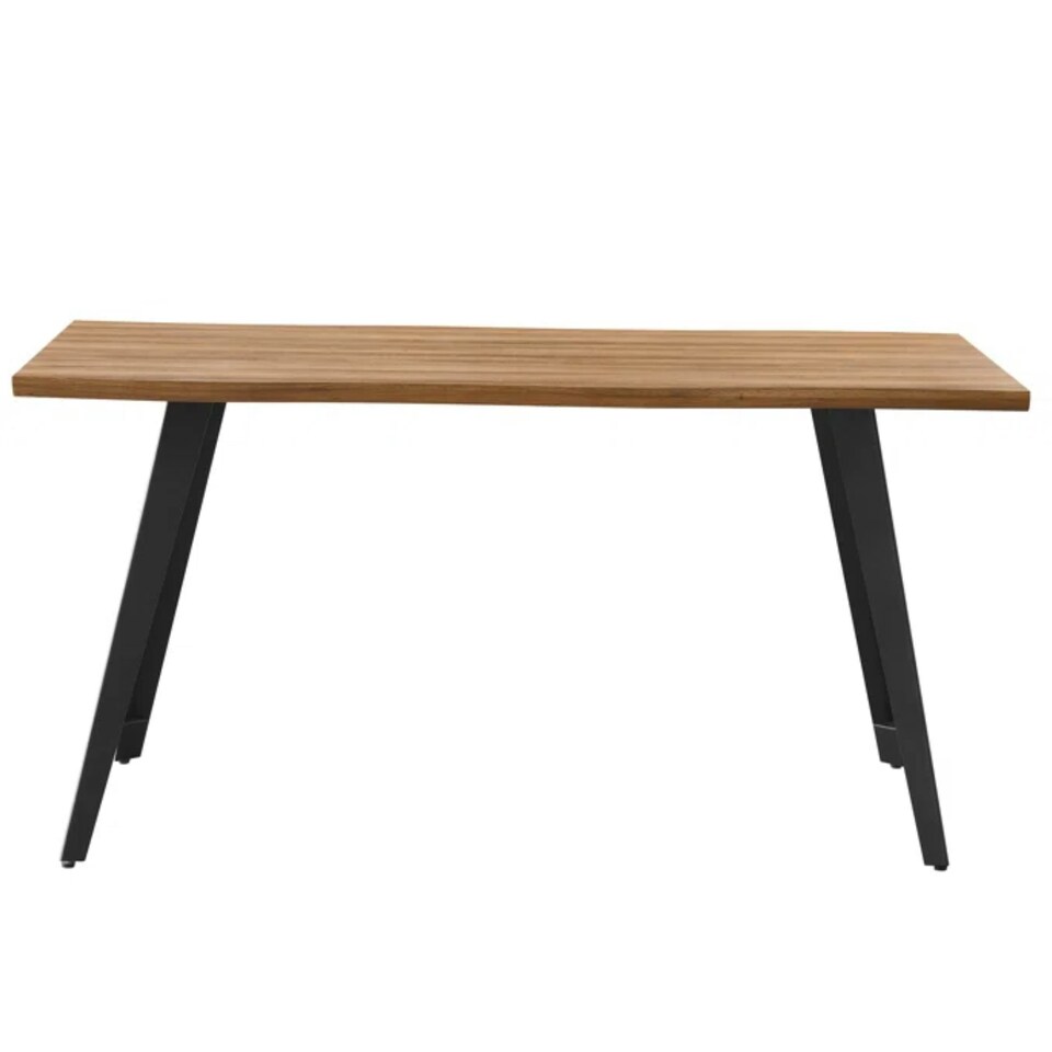 image 1 of Rocco LUX Dining Table Single, Light Walnut Brown | Oak