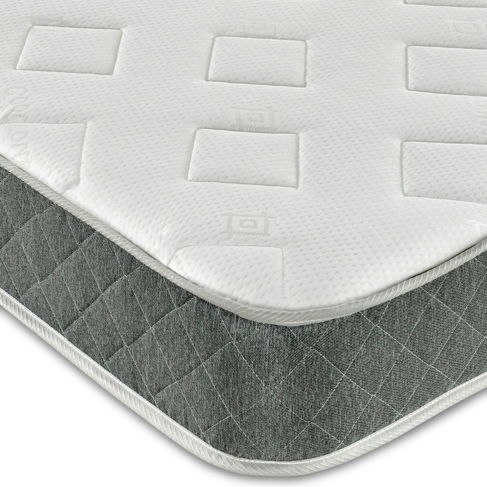 image 1 of Essentials Jump n Tac Hybrid Mattress - 7.5" Deep, Soft Feel Grey | King