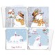 image 3 of 10 Square Winter Wonderland Trend Christmas Cards