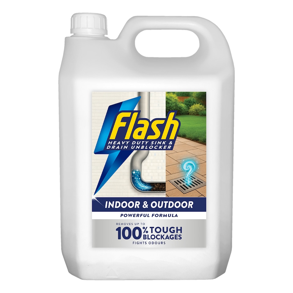 image 1 of Flash Heavy Duty Sink & Drain Unblocker 5L