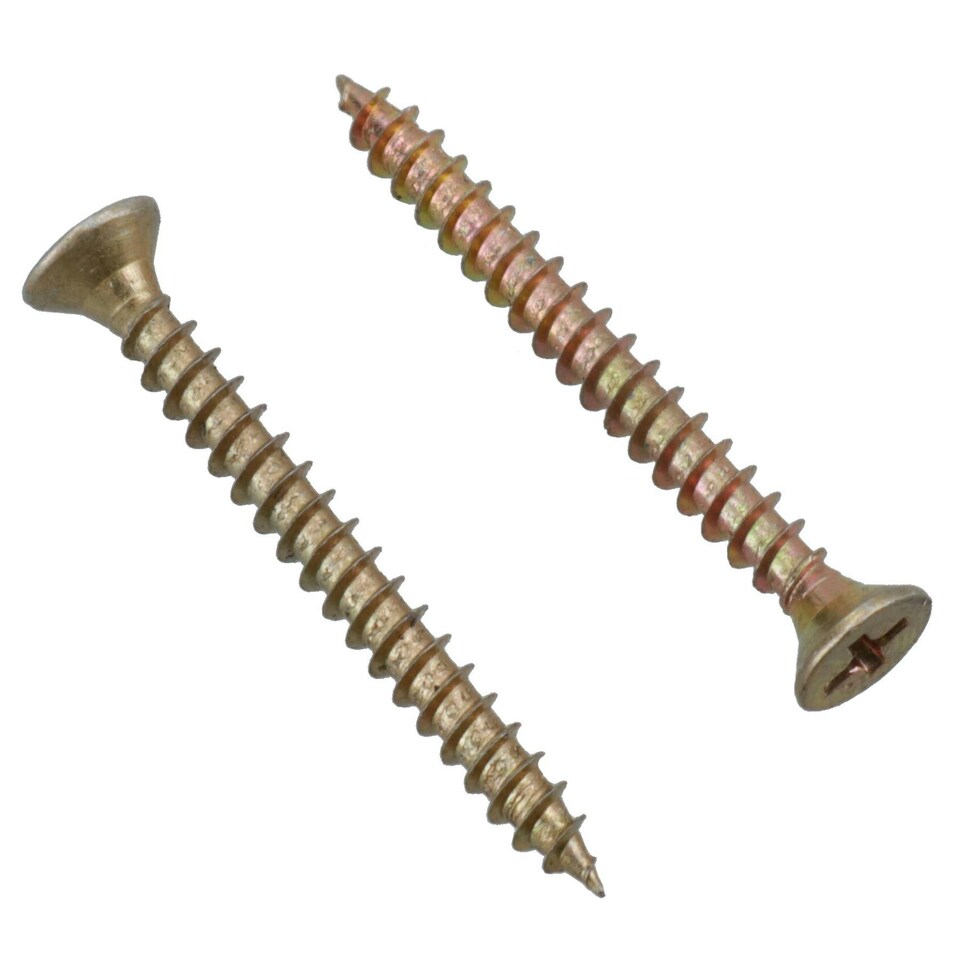 image 1 of Countersunk Multi Purpose Chipboard Wood Timber Screws 35mm Long 50pc