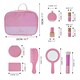 image 3 of Teamson Kids Fashion Polka Dot Print Chloe Wooden Vanity Accessories Makeup kit