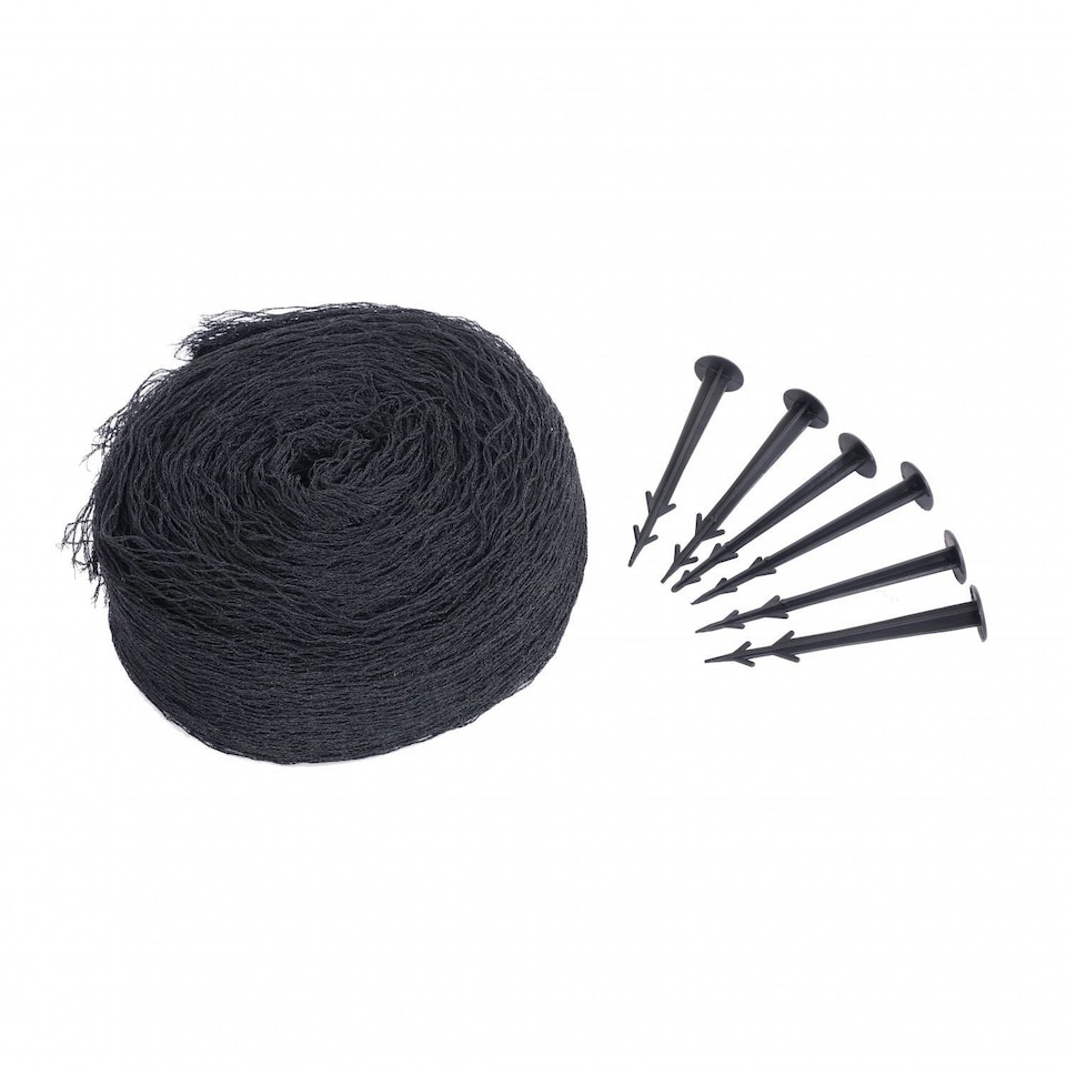 image 1 of Oypla 5m x 4m Garden Protective Mesh Netting Fruit Vegetable Bird Pest Protection
