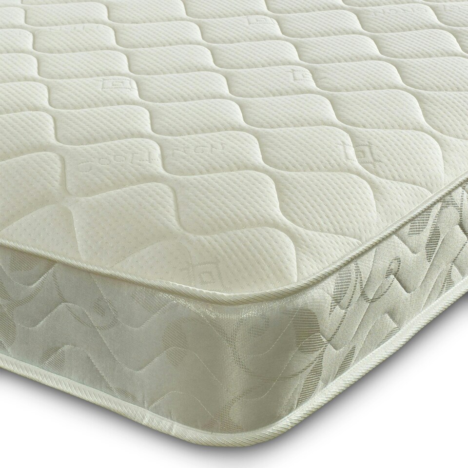image 1 of Cooltouch Hybrid Shorty Mattress - 18cm Deep, Memory Foam & Coil Spring Support Small Single