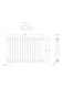 image 8 of Balterley Aspire Horizontal Double Panel Radiator | Grey | Anthracite | 1