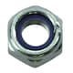 image 3 of M10 x 1.5mm Nyloc Nut Fastener Hexagonal Metric Nuts Grade 8 Zinc Plated 10pk