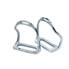 Korsteel Stainless Steel Safety Stirrup Irons - Silver - 4.75in
