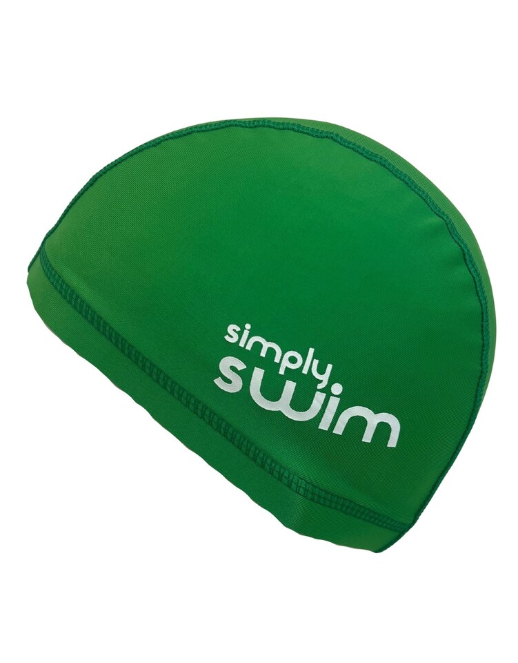 Simply Swim Junior Lycra Fabric Swim Cap - Solid Colours
