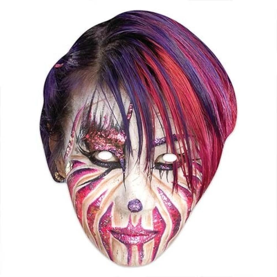Asuka WWE Cardboard Face Mask