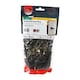 image 2 of Timco - Brown Plastic Plugs with Screws (Size 35mm Brown Plug, 5.0x50 Screw - 125 Pieces)