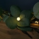 image 5 of 1.8m LED Artificial Eucalyptus Garland with Warm White Lights - Battery Operated Green Leaf Foliage for Indoor Christmas Decor